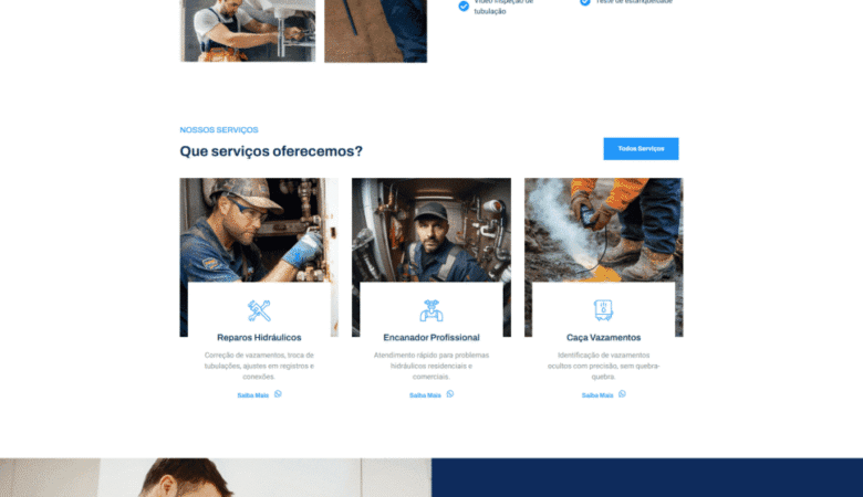 Criação de Site Profissional para Caça Vazamento em Maringá: um Case de Sucesso da W3B