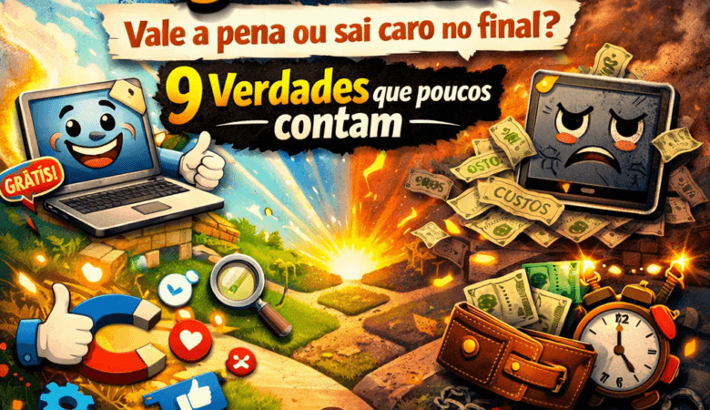 Criação de sites gratuito: vale a pena ou sai caro no final? 9 verdades que poucos contam