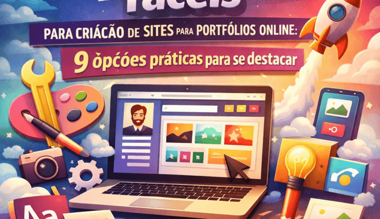 Ferramentas fáceis para criação de sites para portfólios online: 9 opções práticas para se destacar