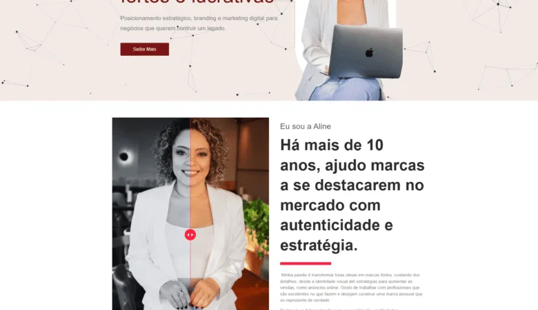 Aline Mezuraro: Criação de Site Profissional com Estratégia e Resultado