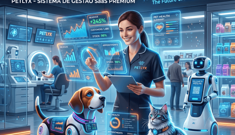 Sistema para Gestão de Pet Shops SaaS Completo com PDV e Financeiro