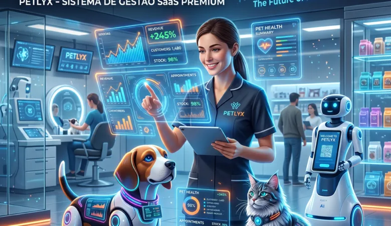 Sistema para Gestão de Pet Shops SaaS Completo com PDV e Financeiro