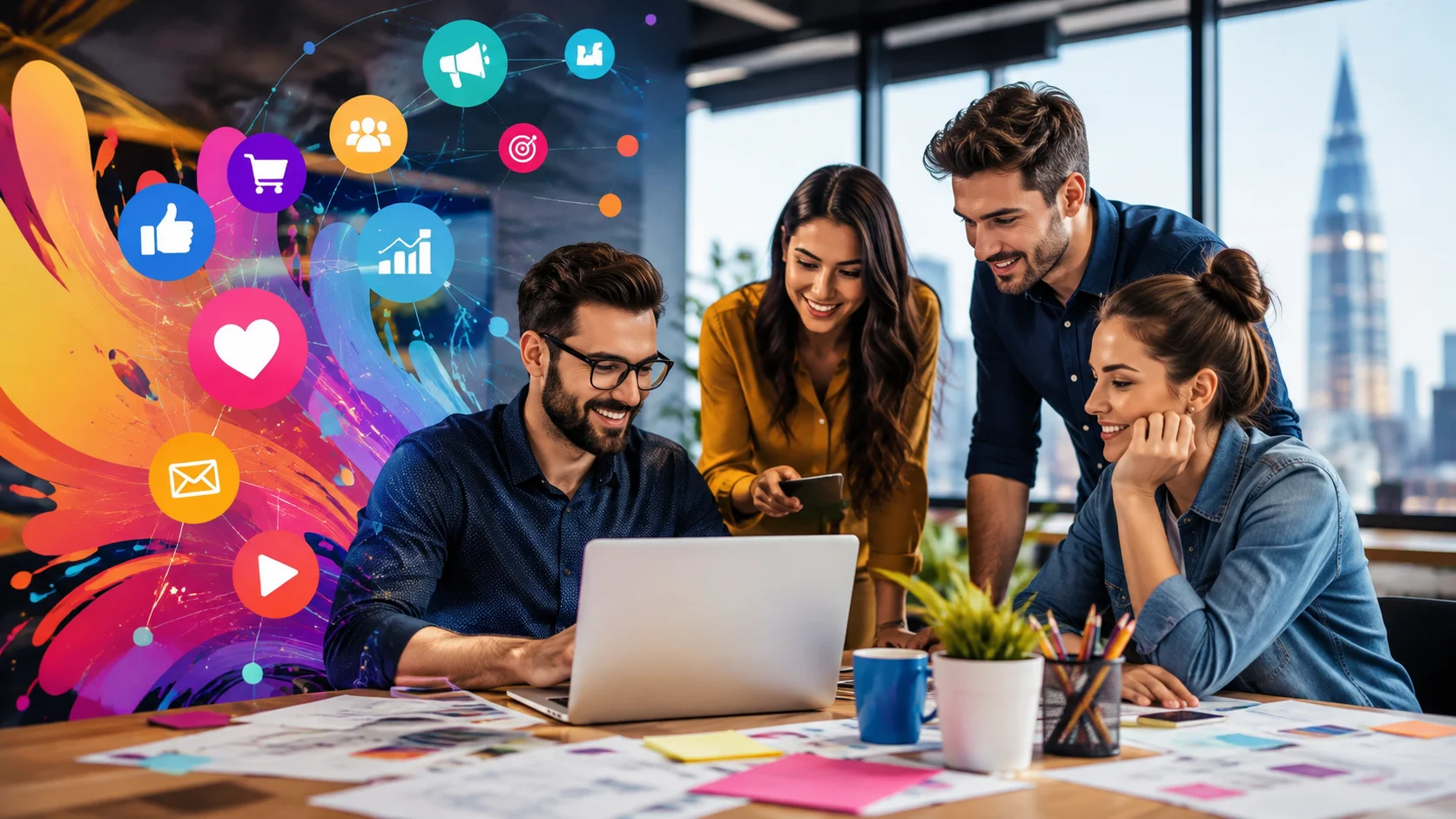 Imagem representando uma agência de marketing digital em Maringá