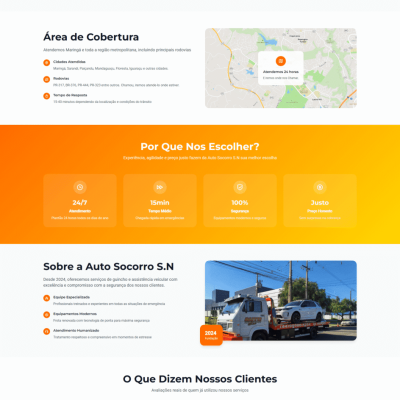 Criação de Site Auto Socorro S.N