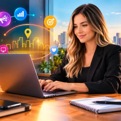 Equipe de especialistas em agência digital Maringá trabalhando em estratégias online