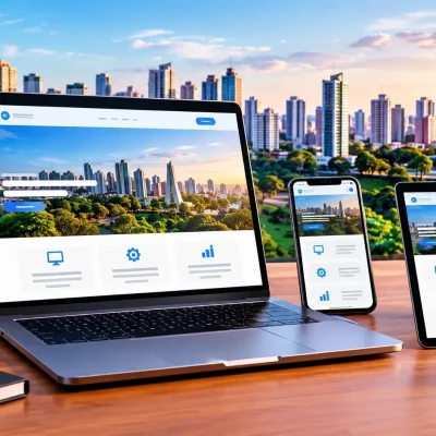 Design moderno para criação de sites em Maringá