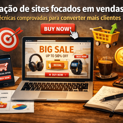 estratégia de criação de sites focados em vendas