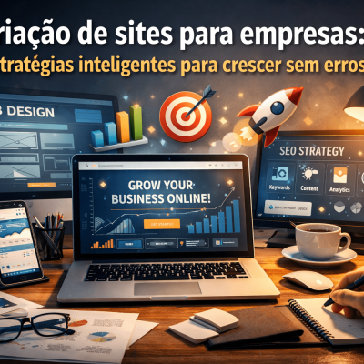 estratégia profissional de criação de sites para empresas