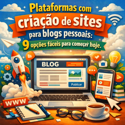 plataformas com criação de sites para blogs pessoais